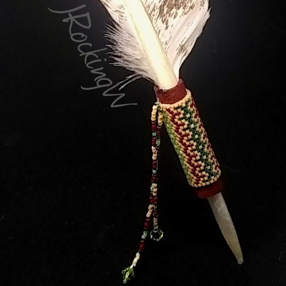 J Rocking W Other - JRW Custom Order Smudging Feather Handmade